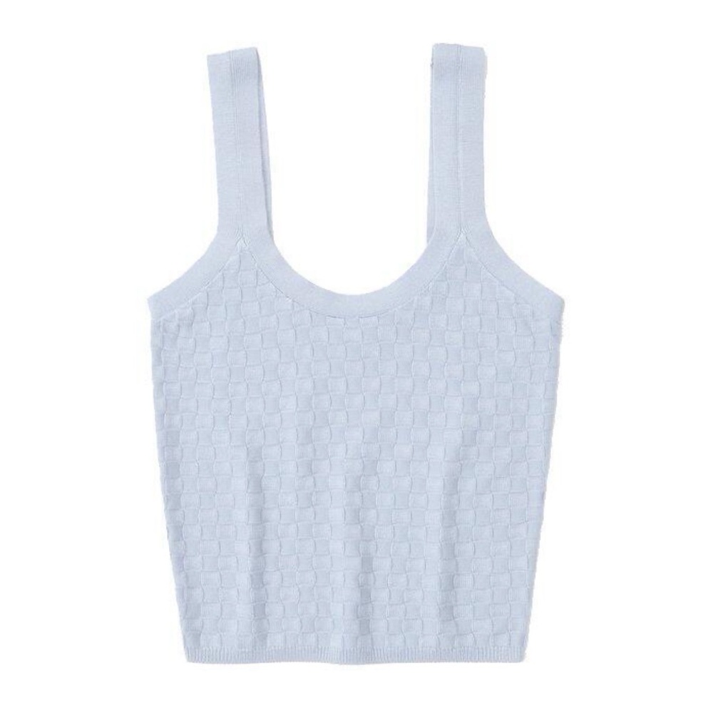 Abercrombie & Fitch Check Knit Tank